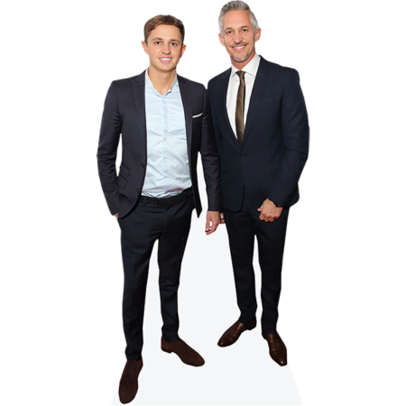 Featured image for “George And Gary Lineker (Duo) Mini Celebrity Cutout”