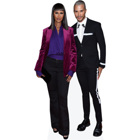 Featured image for “Iman Abdulmajid And Jay Manuel (Duo) Mini Celebrity Cutout”