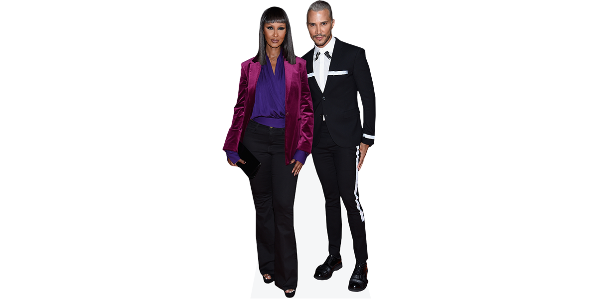 Featured image for “Iman Abdulmajid And Jay Manuel (Duo) Mini Celebrity Cutout”