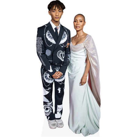 Featured image for “Jaden And Jada Pinkett Smith (Duo) Mini Celebrity Cutout”