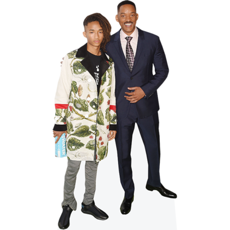 Featured image for “Jaden And Will Smith (Duo) Mini Celebrity Cutout”