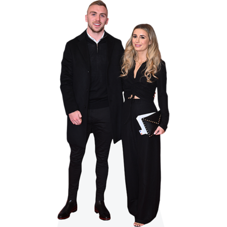 Featured image for “Jarrod Bowen And Dani Dyer (Duo) Mini Celebrity Cutout”