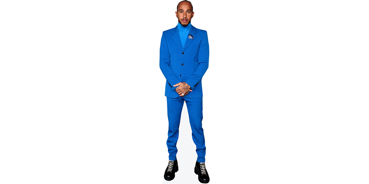 Lewis Hamilton (Blue Suit)