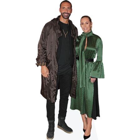 Featured image for “Rio Ferdinand And Kate Wright (Duo) Mini Celebrity Cutout”