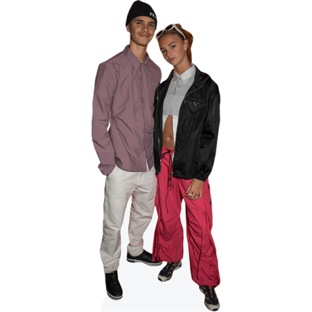 Featured image for “Romeo Beckham And Mia Regan (Duo 2) Mini Celebrity Cutout”