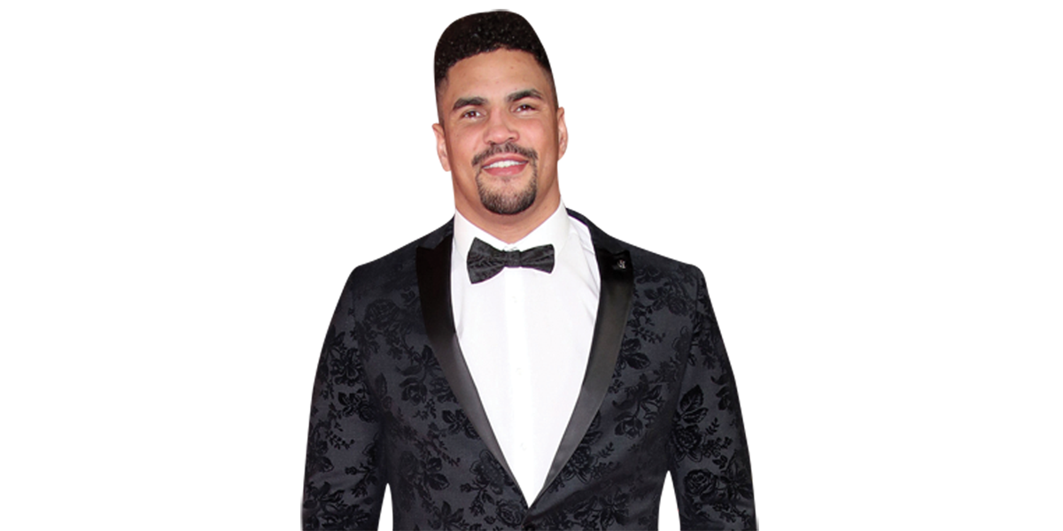 Featured image for “Anthony Ogogo (Bow Tie) Half Body Buddy Cutout”