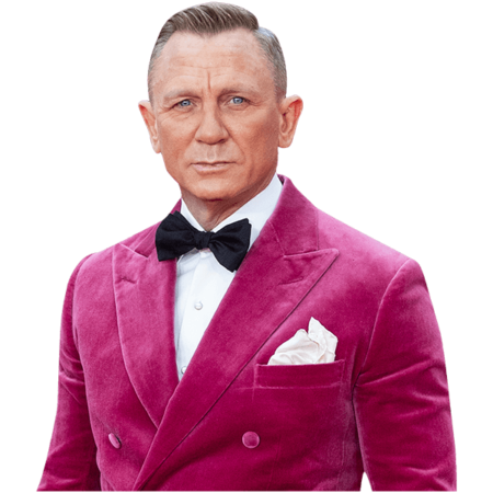 Featured image for “Daniel Craig (Pink Jacket) Half Body Buddy Cutout”