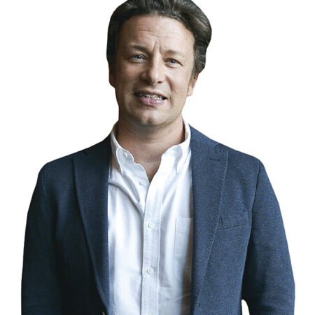 Featured image for “Jamie Oliver (Smart) Half Body Buddy Cutout”