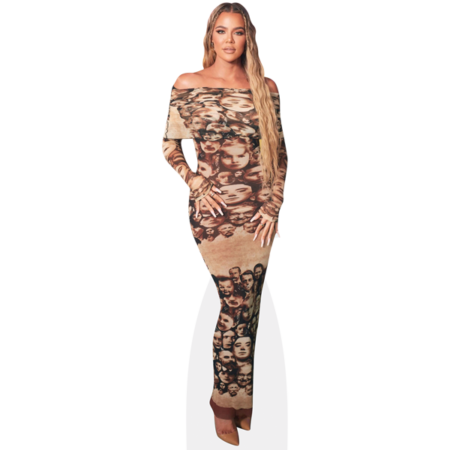 Featured image for “Khloe Kardashian (Long Dress) Cardboard Cutout”