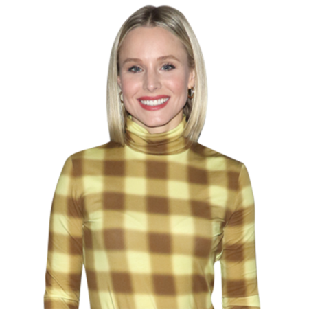Featured image for “Kristen Bell (Yellow Outfit) Half Body Buddy Cutout”