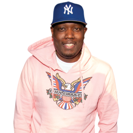 Featured image for “Michael Che Campbell (Pink Hoody) Half Body Buddy Cutout”