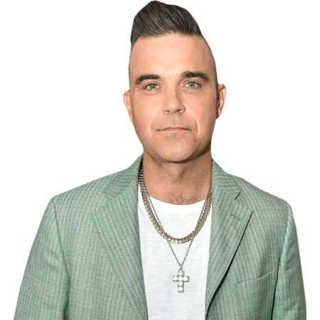Featured image for “Robbie Williams Buddy (Shorts) Half Body Buddy Cutout”
