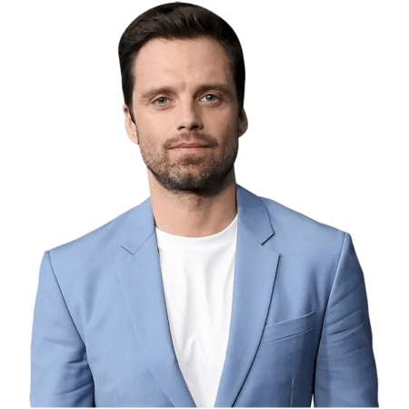 Featured image for “Sebastian Stan (Blue Suit) Half Body Buddy Cutout”
