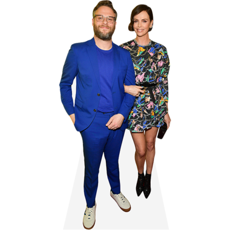 Featured image for “Seth Rogen And Charlize Theron (Duo 1) Mini Celebrity Cutout”