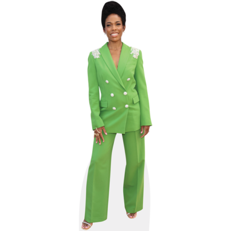 Angela Lewis (Green Suit)