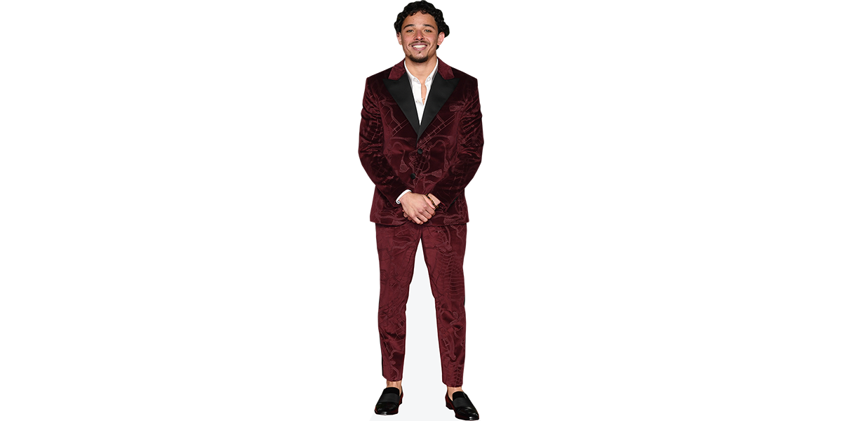 Anthony Ramos (Burgundy Suit)