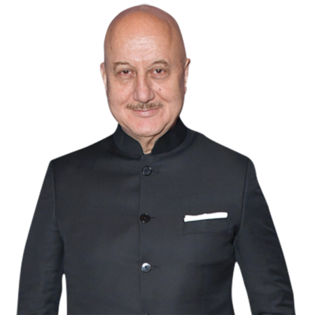 Featured image for “Anupam Kher (Black Outfit) Half Body Buddy Cutout”
