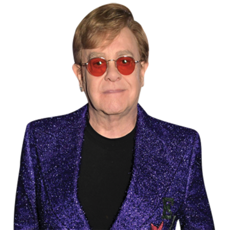 Featured image for “Elton John (Purple Blazer) Half Body Buddy Cutout”