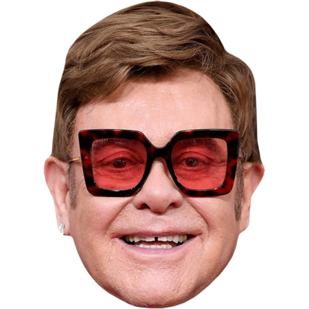 Featured image for “Elton John (Square Glasses) Celebrity Mask”