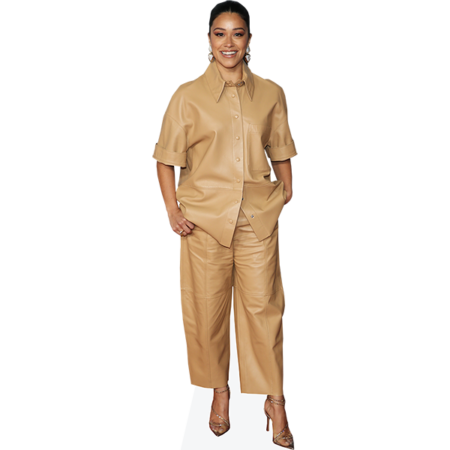 Gina Rodriguez (Beige Outfit)