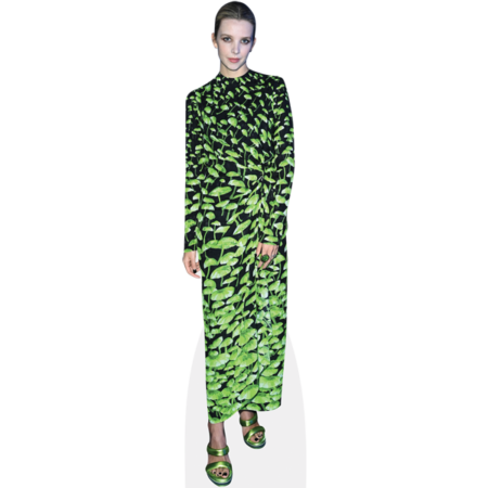 Featured image for “Greta Bellamacina (Green Dress) Cardboard Cutout”