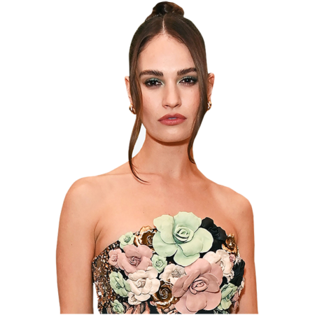 Featured image for “Lily James (Boots) Half Body Buddy Cutout”