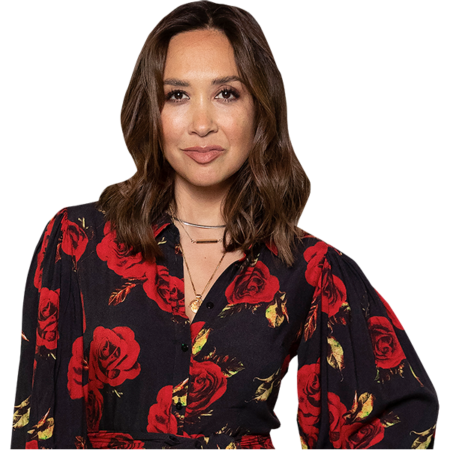Featured image for “Myleene Klass (Floral) Half Body Buddy Cutout”
