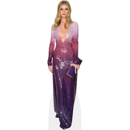 Featured image for “Rosie Huntington-Whiteley (Purple) Cardboard Cutout”