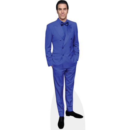 Featured image for “Sacha Baron Cohen (Blue Suit) Cardboard Cutout”
