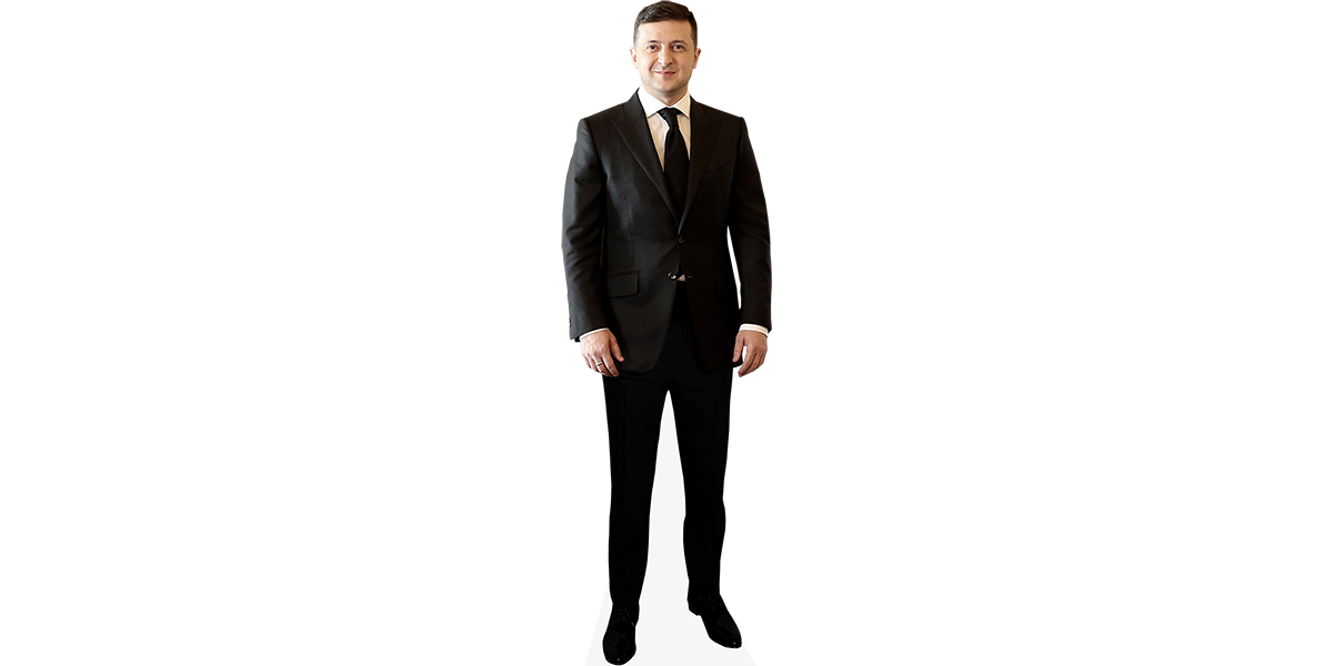 Featured image for “Volodymyr Zelenskyy (Suit) Cardboard Cutout”