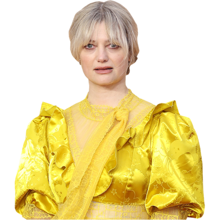 Featured image for “Alison Sudol (Yellow Dress) Half Body Buddy Cutout”
