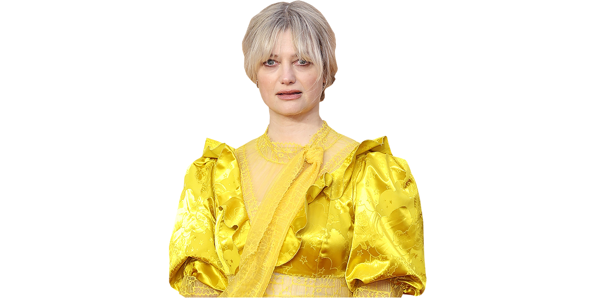 Featured image for “Alison Sudol (Yellow Dress) Half Body Buddy Cutout”