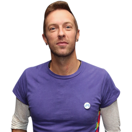 Featured image for “Chris Martin (Purple Top) Half Body Buddy Cutout”