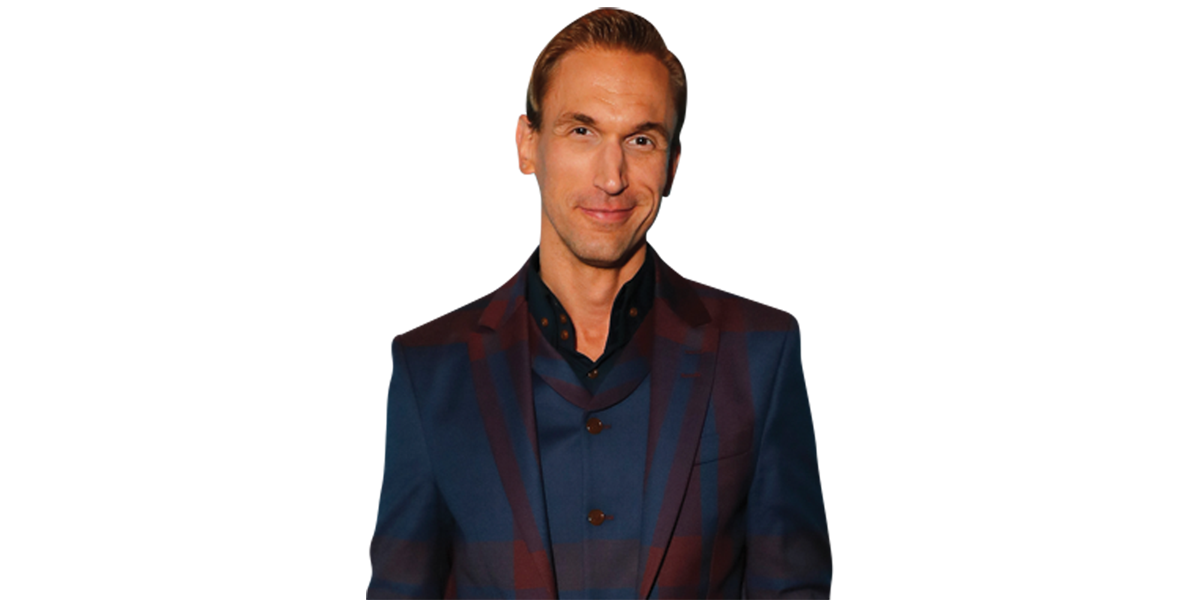 Featured image for “Christian Jessen (Suit) Half Body Buddy Cutout”