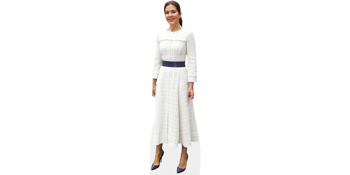 Featured image for “Crown Princess Mary (White Dress) Cardboard Cutout”