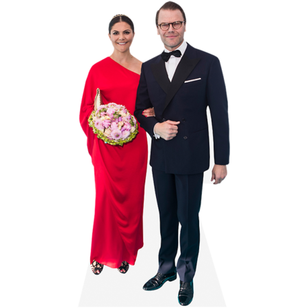 Featured image for “Crown Princess Victoria And Prince Daniel (Duo 1) Mini Celebrity Cutout”