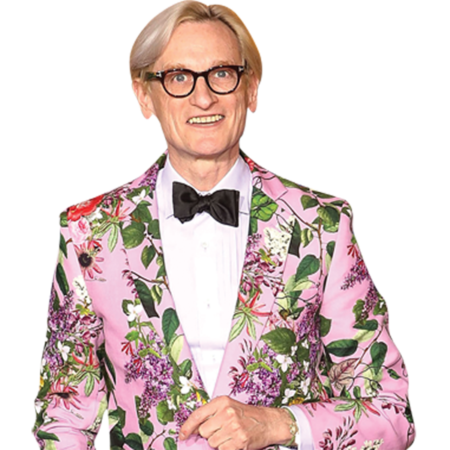 Featured image for “Hamish Bowles (Flower Suit) Half Body Buddy Cutout”