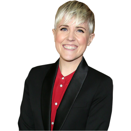 Featured image for “Hannah Hart (Smart Outfit) Half Body Buddy Cutout”