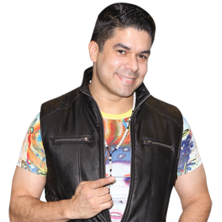 Featured image for “Jerry Rivera (Leather Jacket) Half Body Buddy Cutout”