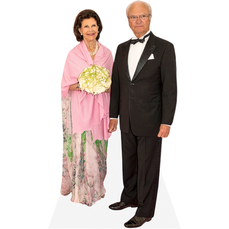 Featured image for “King Carl Gustaf And Queen Silvia Of Sweden (Duo 1) Mini Celebrity Cutout”
