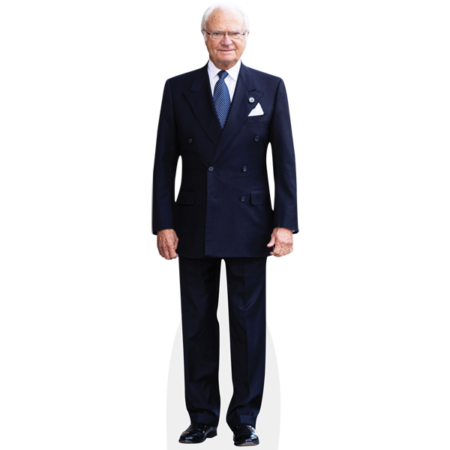 Featured image for “King Carl Gustaf Of Sweden (Suit) Cardboard Cutout”