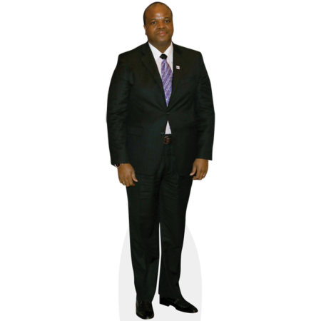 Featured image for “King Mswati III (Suit) Cardboard Cutout”