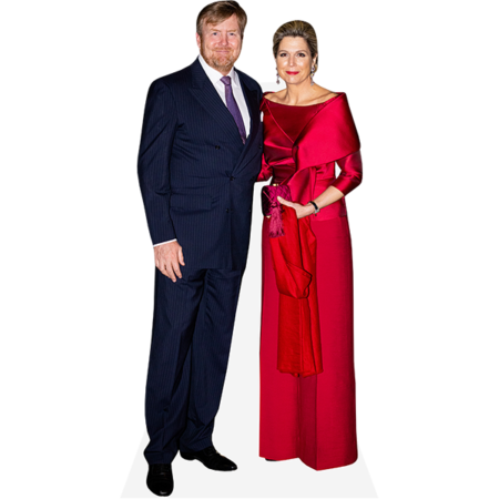 Featured image for “King Willem-Alexander And Queen Maxima (Duo 1) Mini Celebrity Cutout”