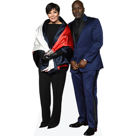 Featured image for “Kris Jenner And Corey Gamble (Duo 2) Mini Celebrity Cutout”
