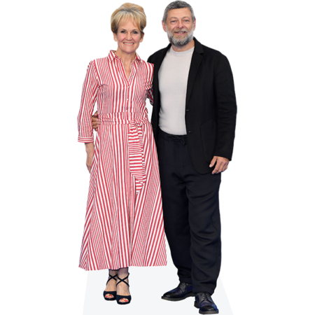 Featured image for “Lorraine Ashbourne and Andy Serkis (Duo 2) Mini Celebrity Cutout”