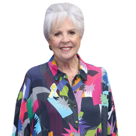Featured image for “Penelope Wilton (Colourful Top) Half Body Buddy Cutout”