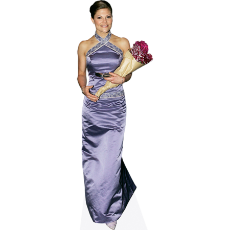 Featured image for “Princess Victoria of Sweden (Purple) Cardboard Cutout”