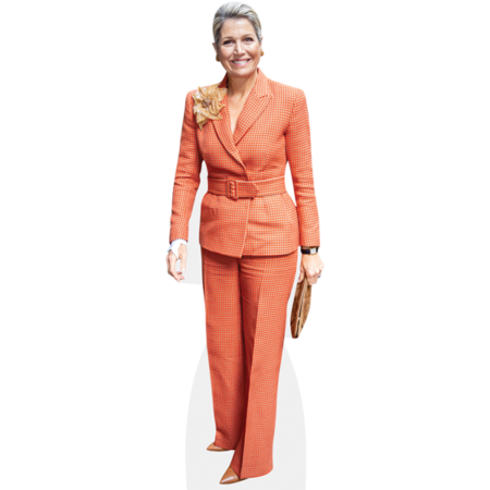 Featured image for “Queen Maxima Of The Netherlands (Orange) Cardboard Cutout”