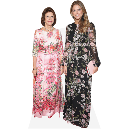 Featured image for “Queen Silvia Of Sweden And Princess Madeleine (Duo 1) Mini Celebrity Cutout”