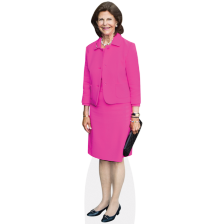 Featured image for “Queen Silvia Of Sweden (Purple) Cardboard Cutout”